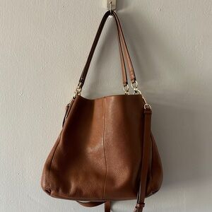 Coach leather Madison shoulder bag